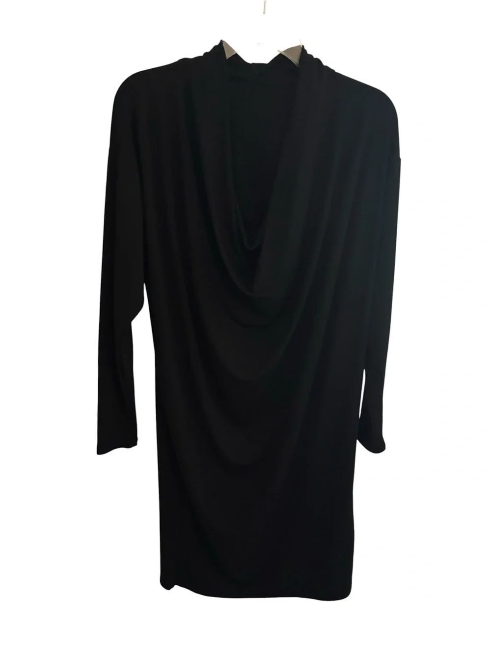 Michael Kors Draped Cowl Neck Long Sleeve Dress Size 6